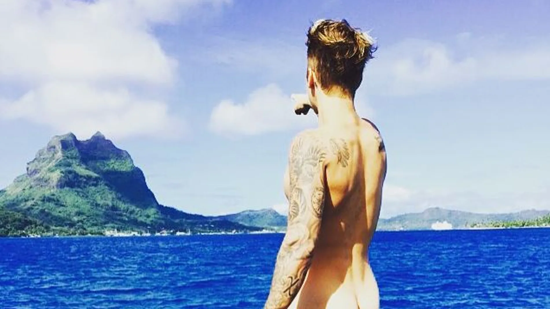 Justin Bieber, desnudo en Instagram