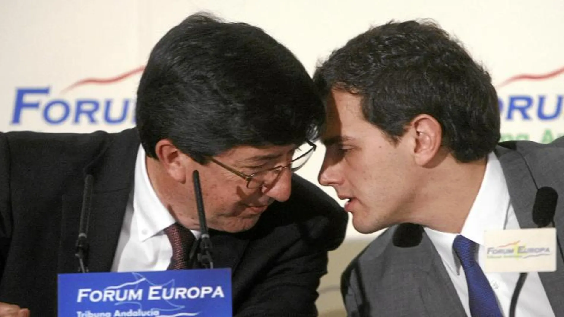 Juan Marín y Albert Rivera, líder de C’s