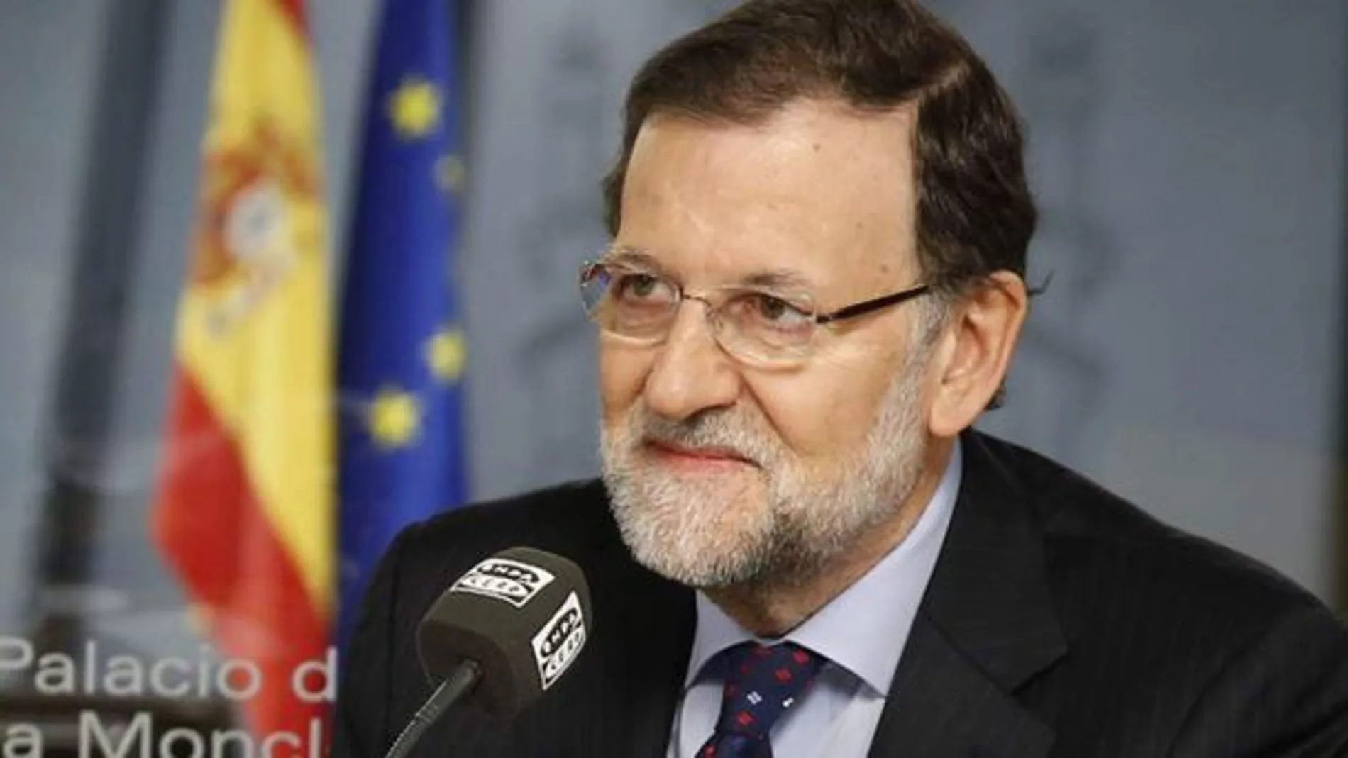 Mariano Rajoy, durante la entrevista con Carlos Alsina