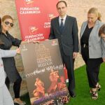 Fátima Barnuevo (1i) y Pascual Martínez presentaron, junto al Ballet Flamenco, la VII edición del festival