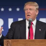 El precandidato republicano, Donald Trump