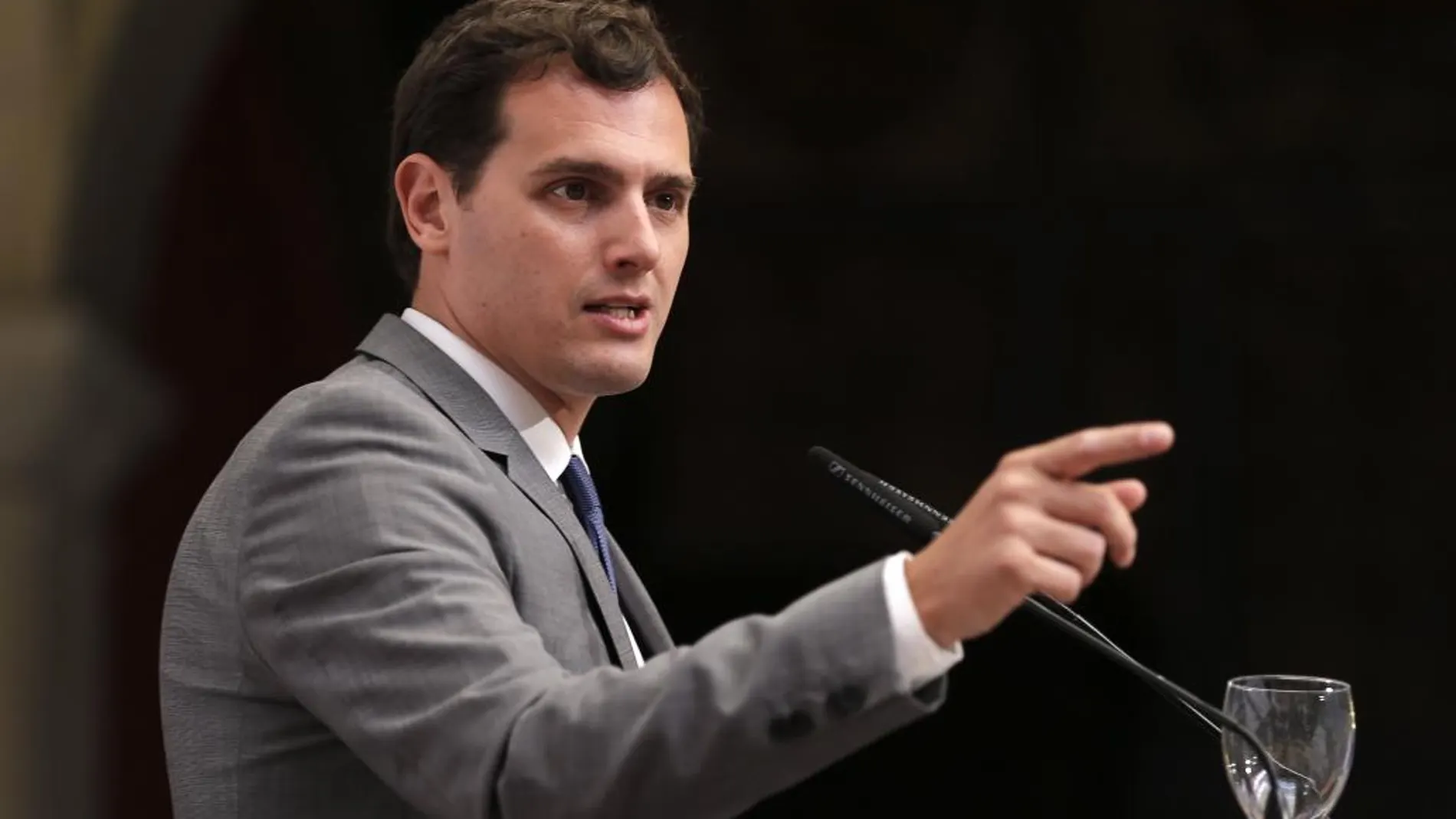 El presidente de Ciudadanos y candidato a la Presidencia del Gobierno, Albert Rivera