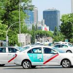 Los taxistas madrileños vuelven al trabajo tras colapsar el Paseo de la Castellana de la capital