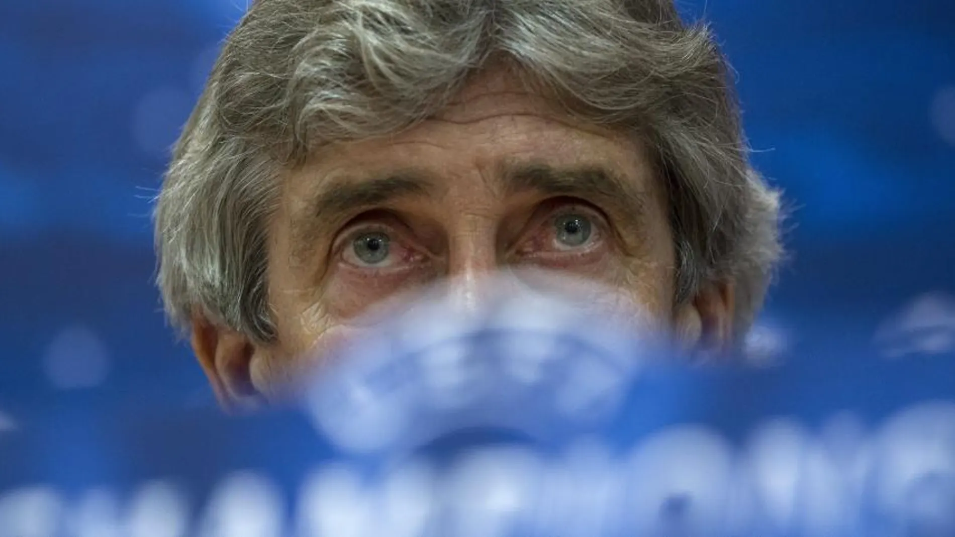 El entrenador chileno del Málaga, Manuel Pellegrini.
