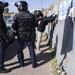Varios miembros de la policía israelí en Jerusalén.