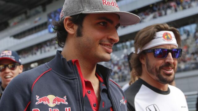 Carlos Sainz y Fernando Alonso