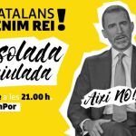 Cartel de la Asamblea Nacional Catalana anunciando la cacerolada