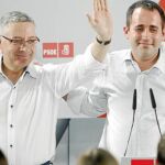 José Blanco y Jorge Alarte, en un acto reciente
