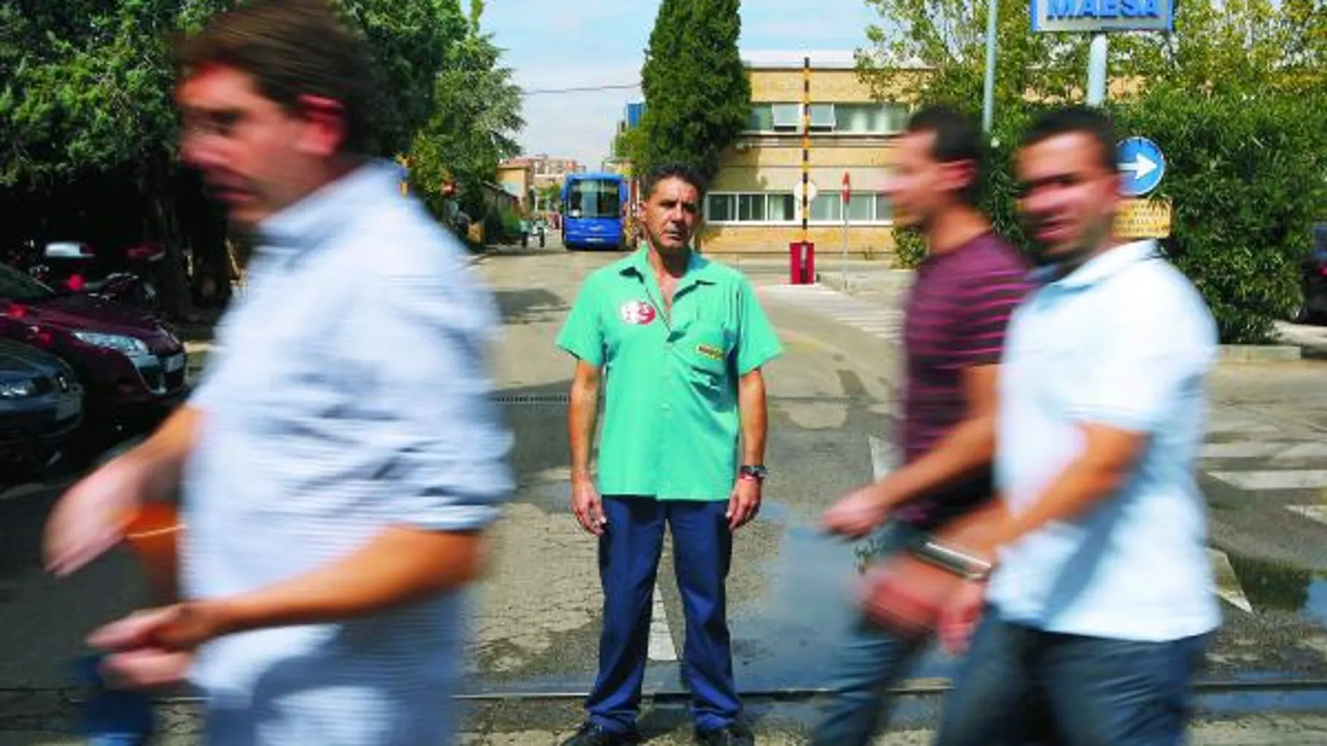 Vicente, de Comisiones Obreras, de 50 años, lleva 30 en el comité de empresa y unos 15 como liberado
