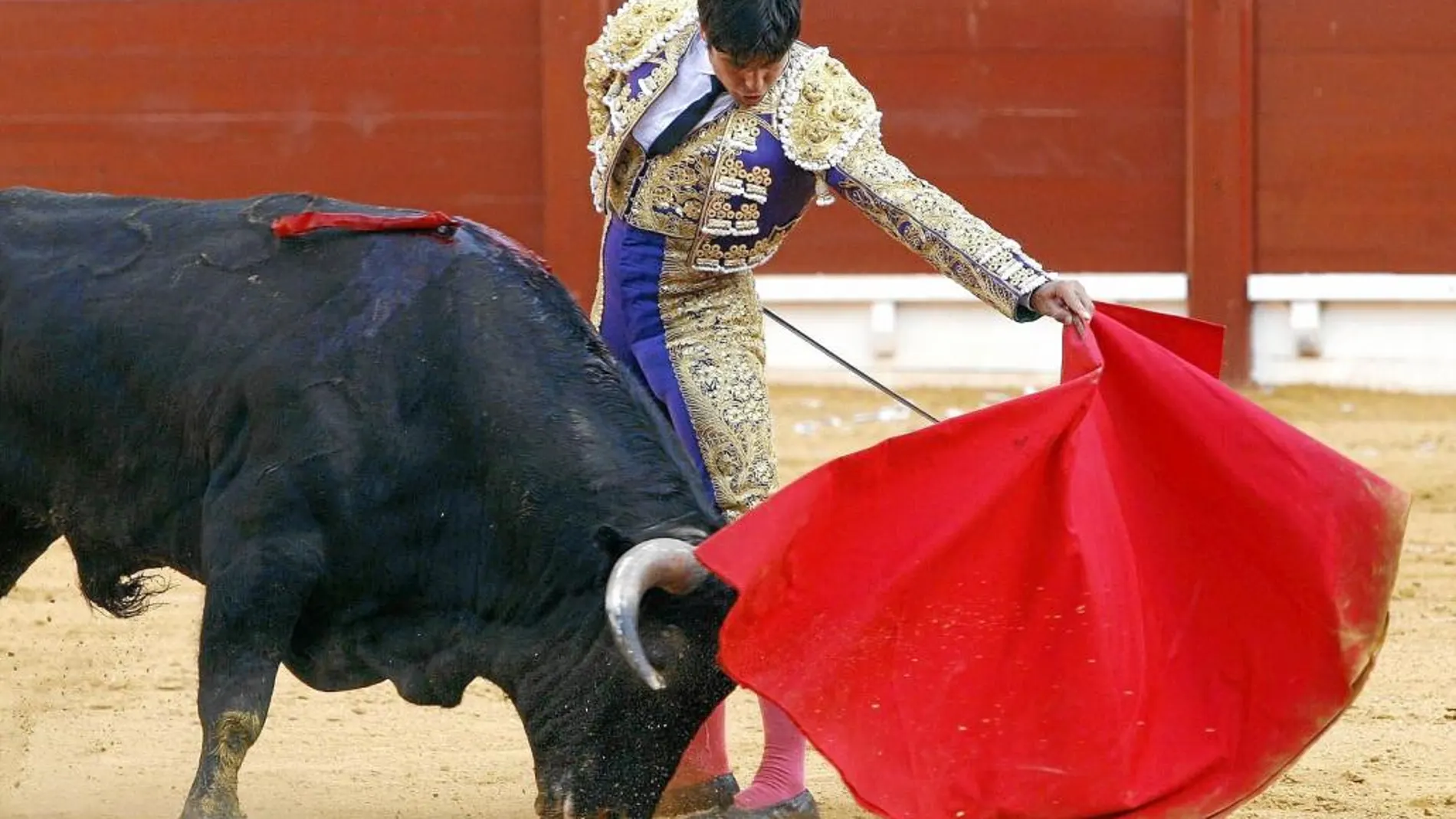 Francisco Rivera «Paquirri» ejecutando un natural
