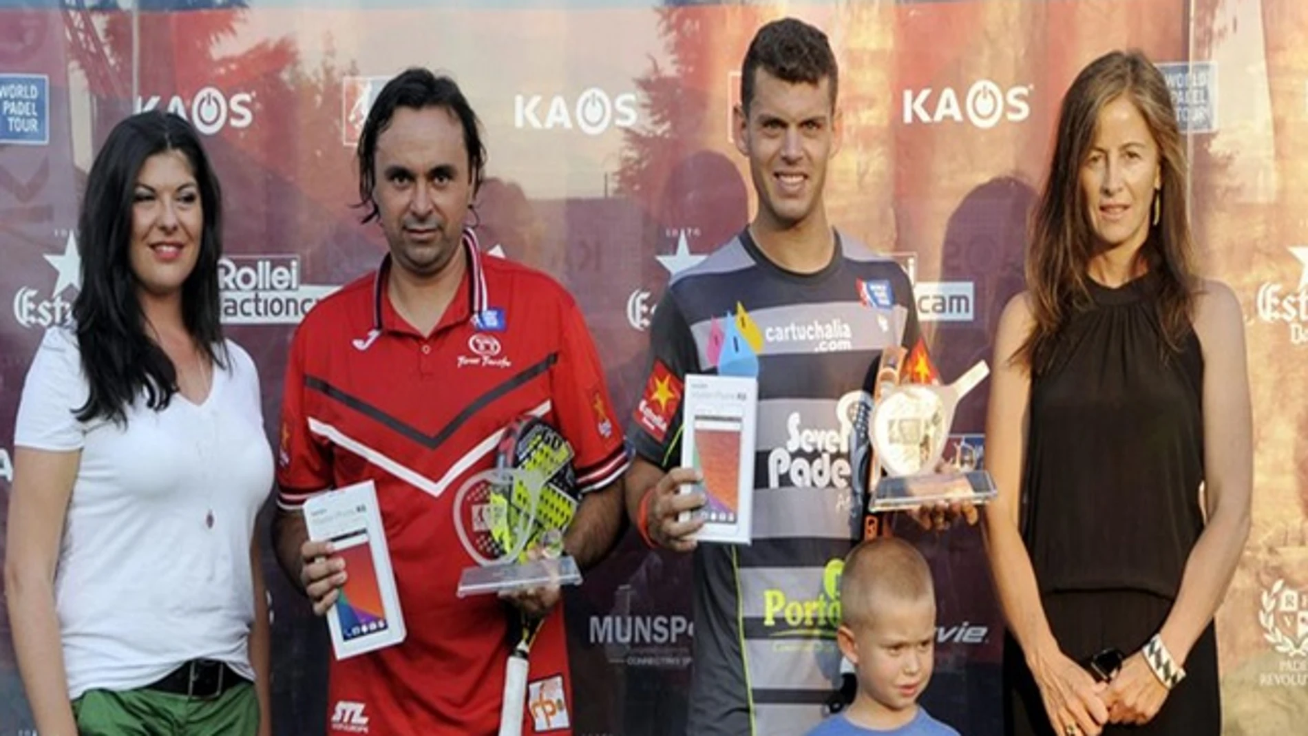 Godo Díaz y Ramiro Moyano, con el título de campeones