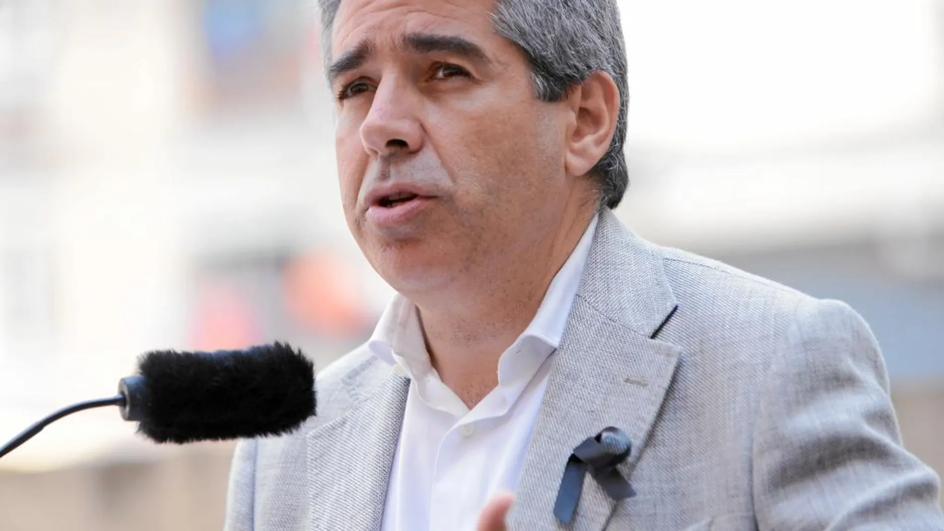 Homs, ayer, durante uno de los actos electorales de Convergència Democràtica