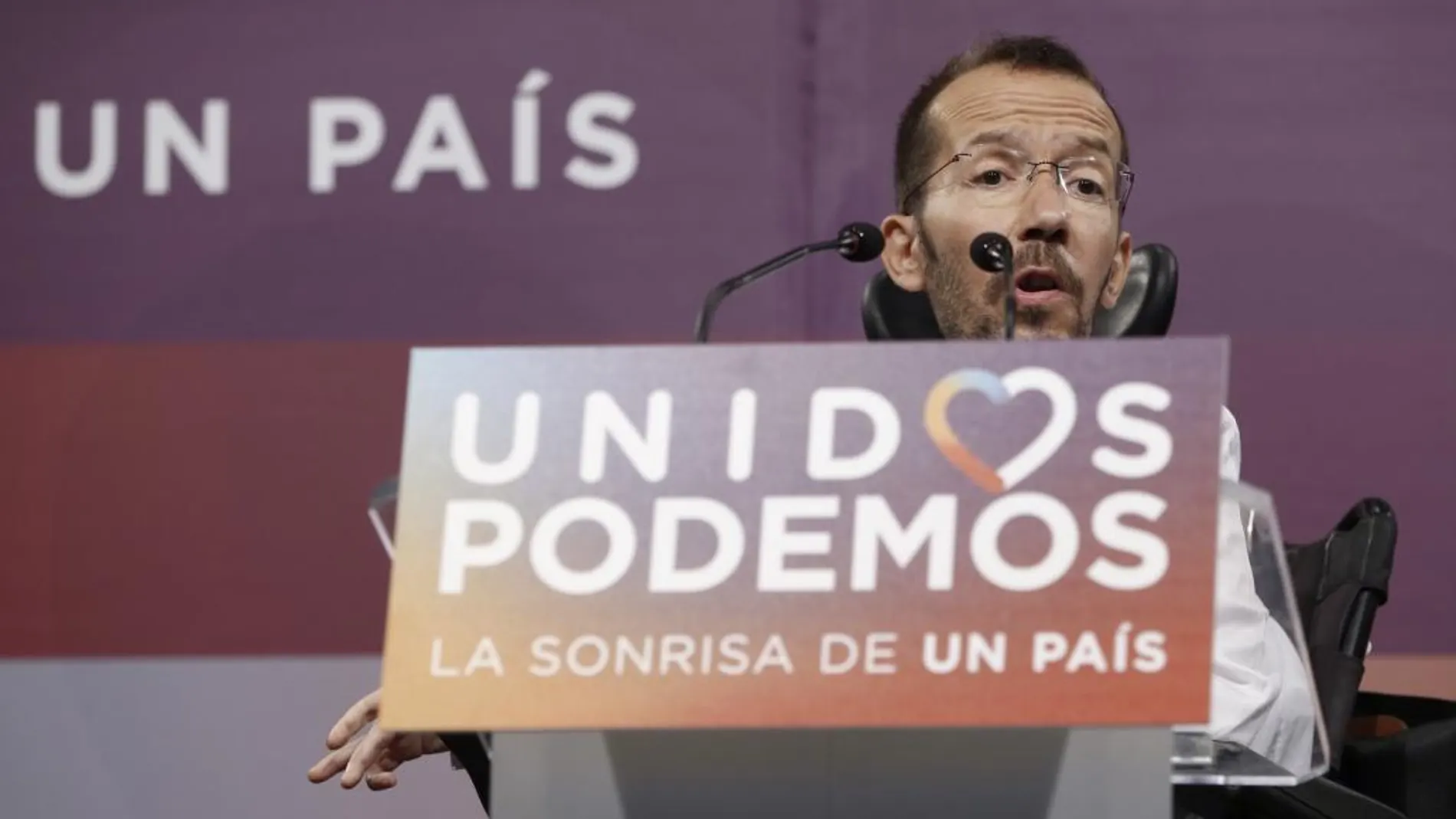 El secretario de Organización de Podemos, Pablo Echenique