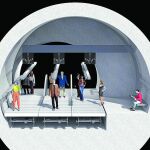 La inversión se podría amortizar aprovechando los espacios de los andenes para instalar comercios