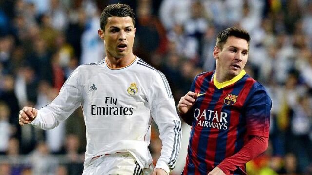 Messi y Cristiano Ronaldo
