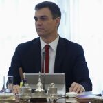 Pedro Sánchez, durante la primera reunión de su Consejo de Ministros. Foto: J. FDEZ.-LARGO