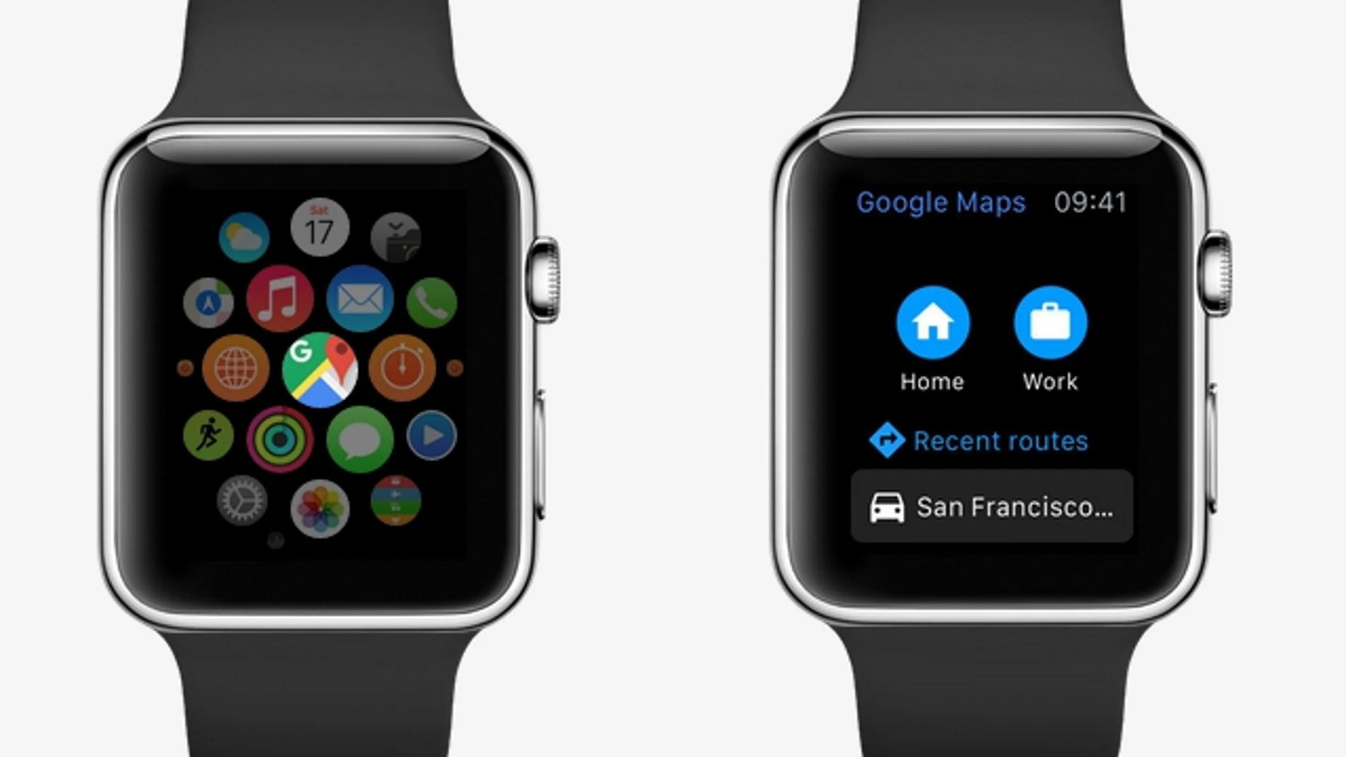 El Apple Watch, nuevo destino de Google Maps