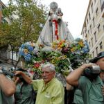«La Morenica» llega a Murcia entre vítores agasajos y la fe de los murcianos
