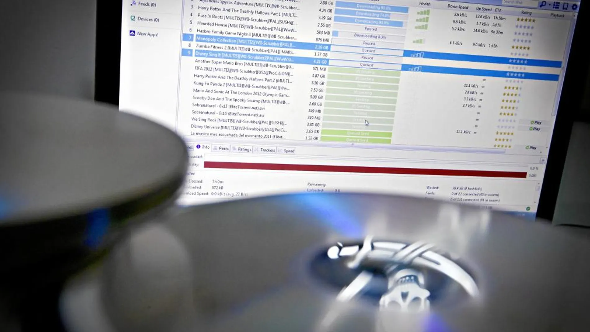 Páginas de enlaces. La legislación española contempla vigilancia de las webs de descargas