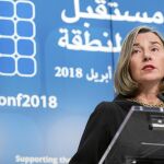 La jefa de la diplomacia de la UE, Federica Mogherini, en Bruselas