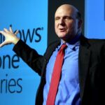 En la imagen, el consejero delegado de Microsoft Corporation, Steve Ballmer
