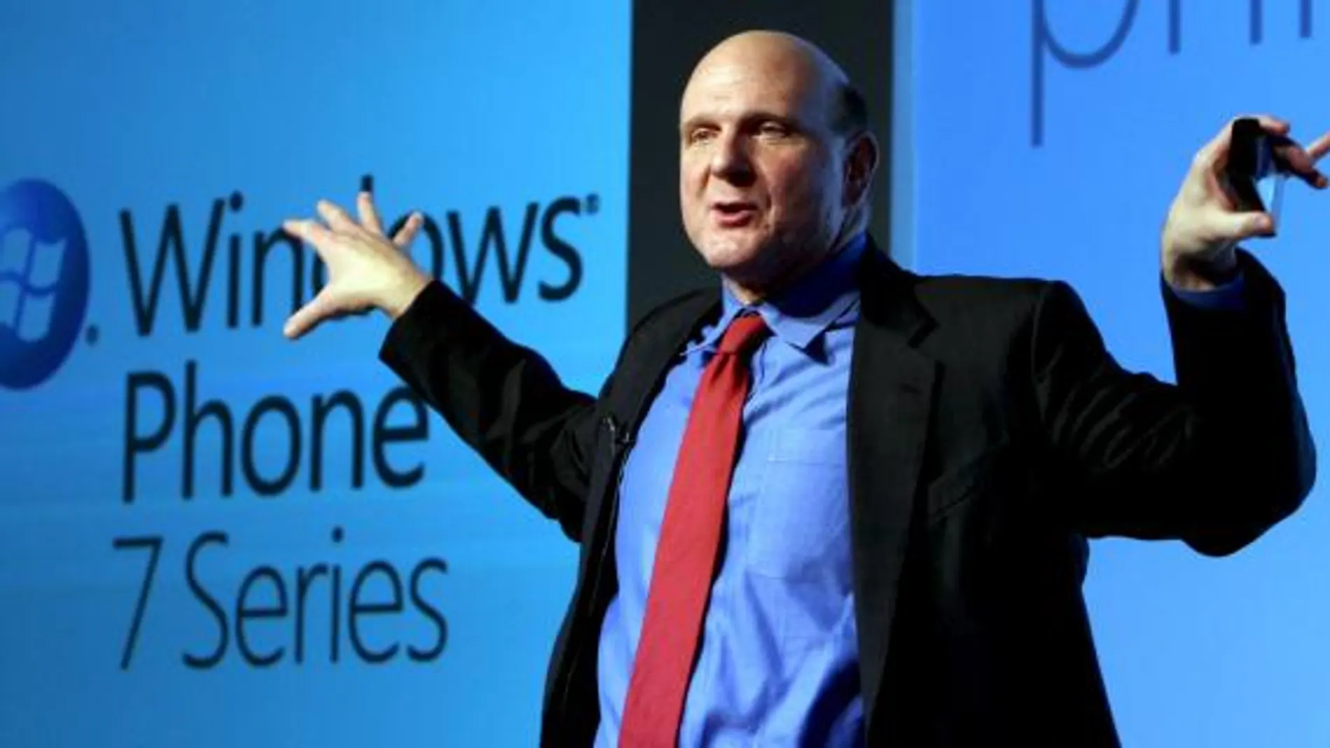En la imagen, el consejero delegado de Microsoft Corporation, Steve Ballmer