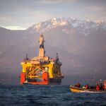 Una plataforma de petróleo en el Ártico
