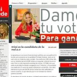 Durante la campaña para las primarias ha lanzado más de 500 mensajes en la red Twiter para sus simpatizantes