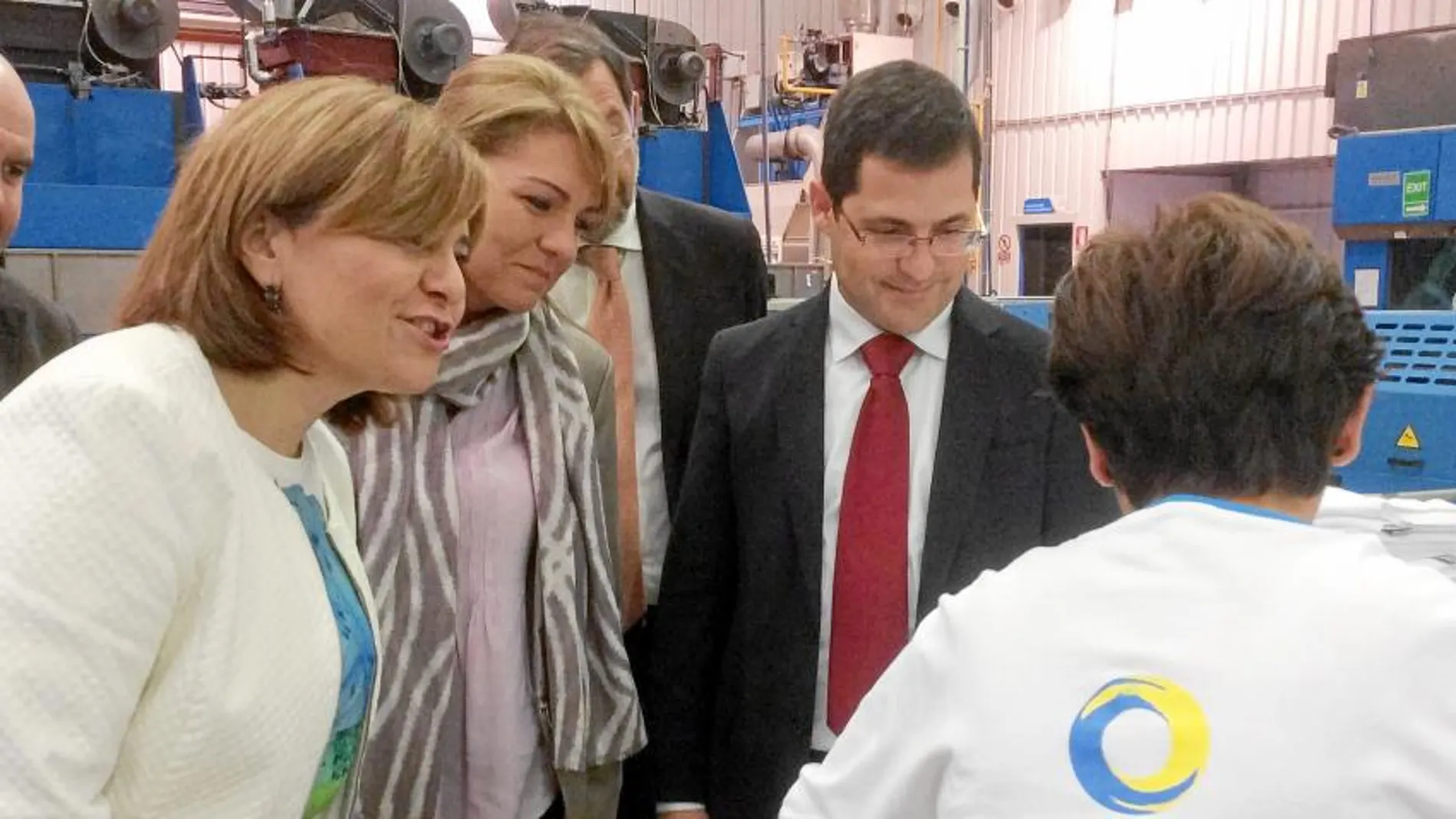 Bonig visitó ayer los principales centros de trabajo ONCE e ILUNION en Valencia