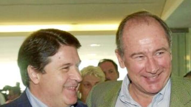 José Luis Olivas y Rodrigo Rato en una imagen de archivo