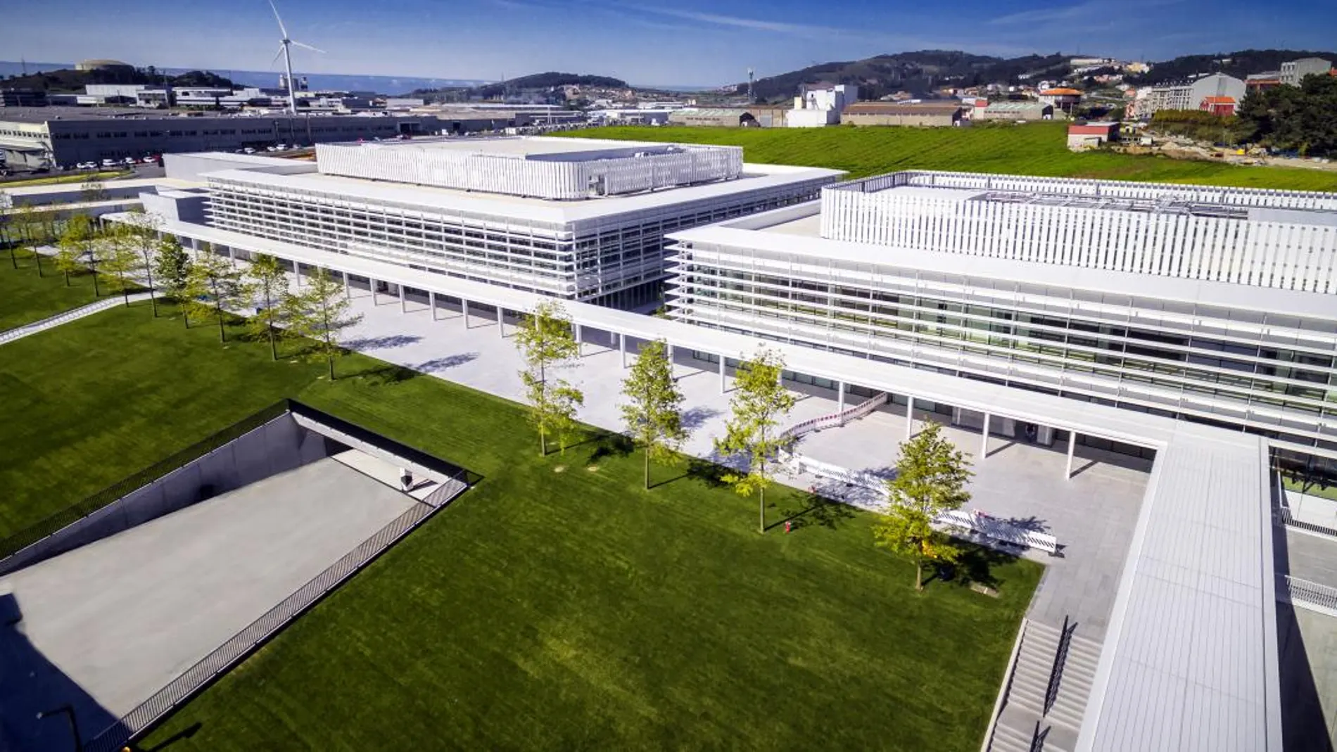 Imagen de la ampliación de la sede central de la compañía en Arteixo (La Coruña). (Inditex)