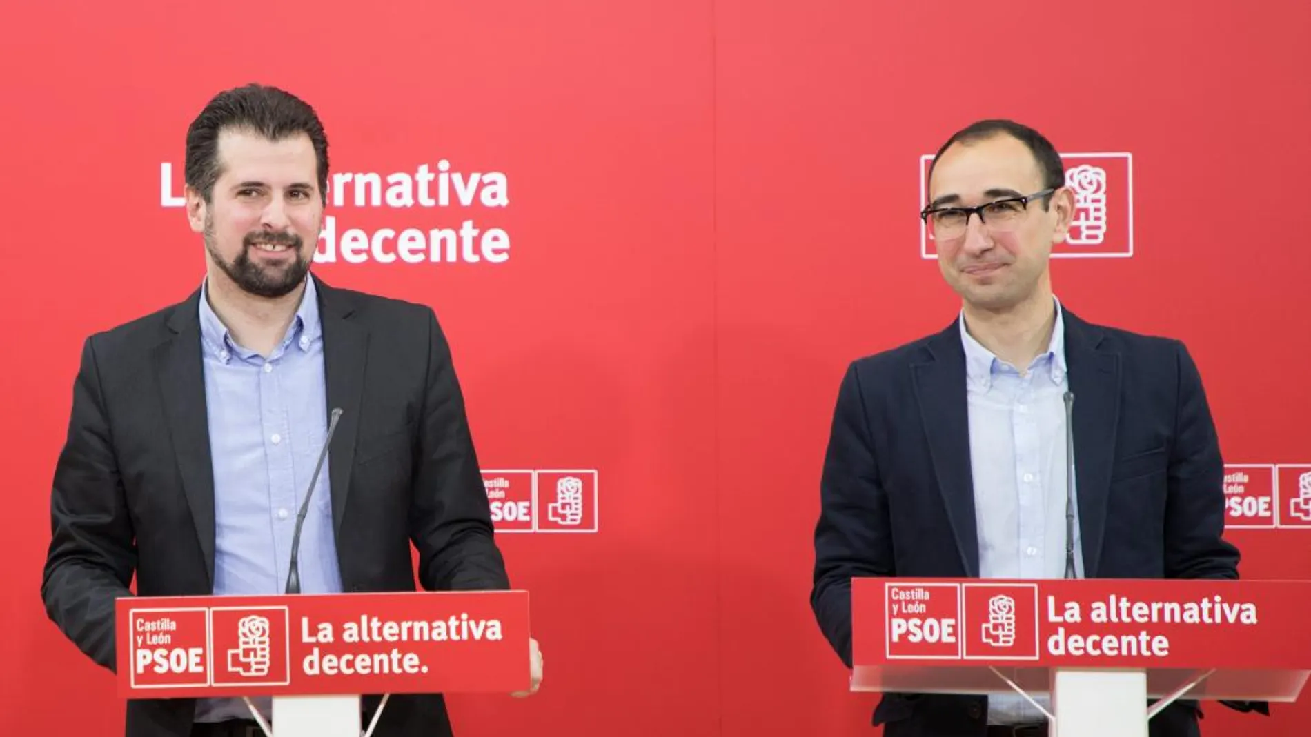 Luis Tudanca y David Serrada analizan los efectos de los recortes en Castilla y León