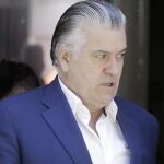 Luís Bárcenas a su salida de la Audiencia Nacional el pasadomes de junio.