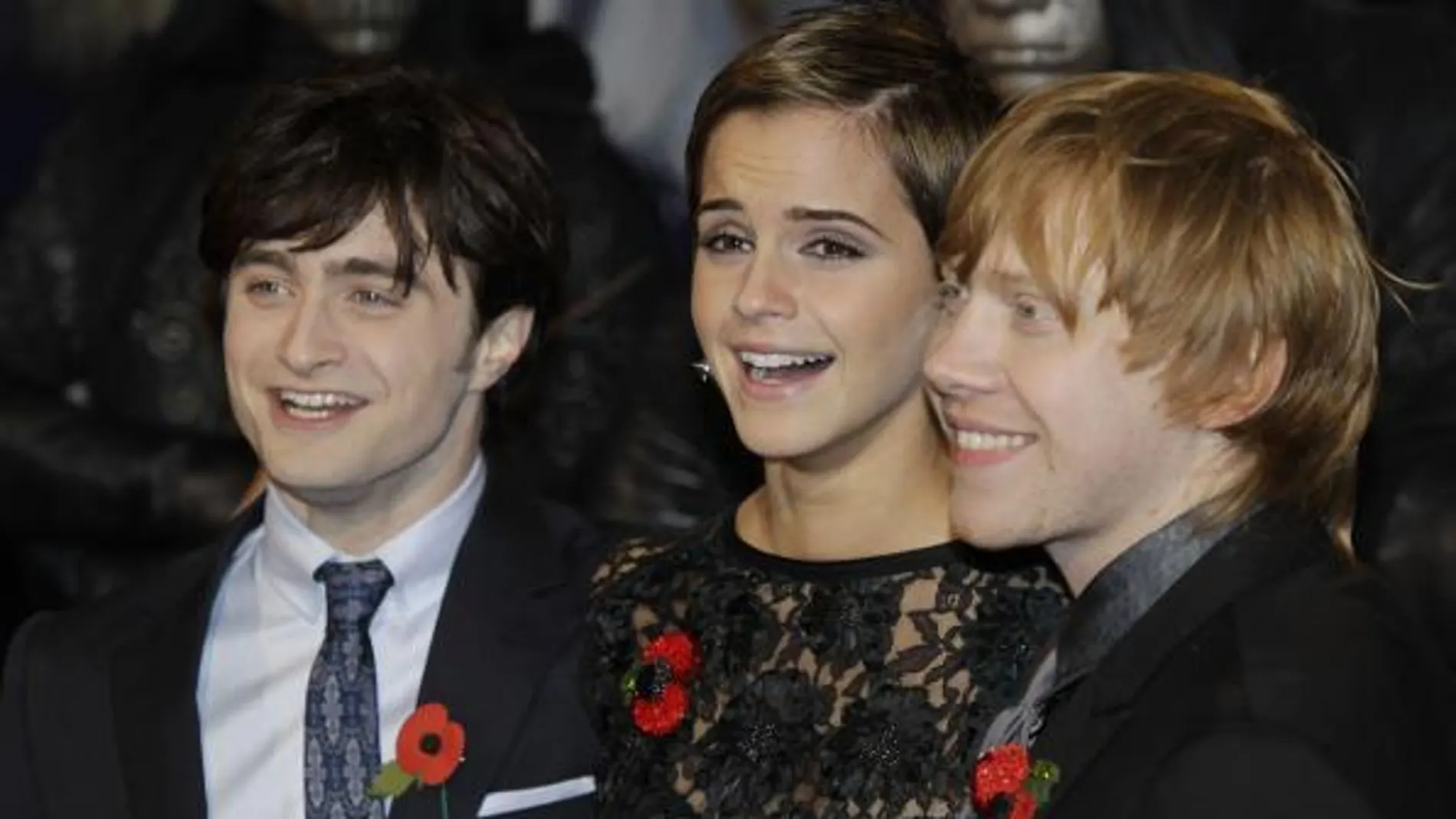 Los protagonistas de la película en el estreno en Londres