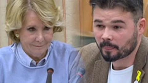 Esperanza Aguirre y Gabriel Rufián