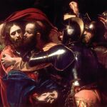 EL BESO DE JUDAS. Caravaggio retrató como a un traidor a Judas en este óleo