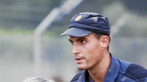 Francisco José Garzón, tras el accidente el 24 de julio de 2013