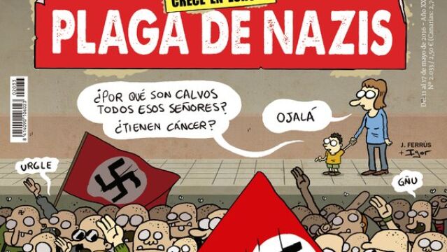 Agreden a la directora de El Jueves tras publicar una portada contra los neonazis