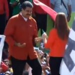 Maduro baila con su mujer