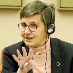 Elke Köning, directora de la JUR, en su comparecencia en comisión del Congreso de los Diputados