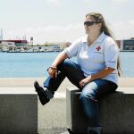 María José Talaverano es una de las trabajadoras de Cruz Roja que forma parte del operativo / Cipriano Pastrano