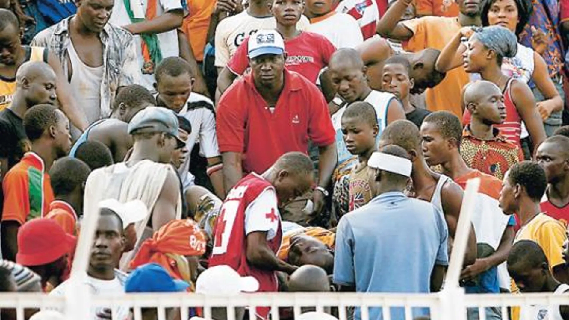 Uno de los heridos en el estadio de Abiyán