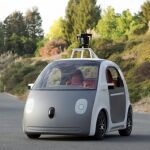 Un prototipo de vehículo autónomo fabricado por Google