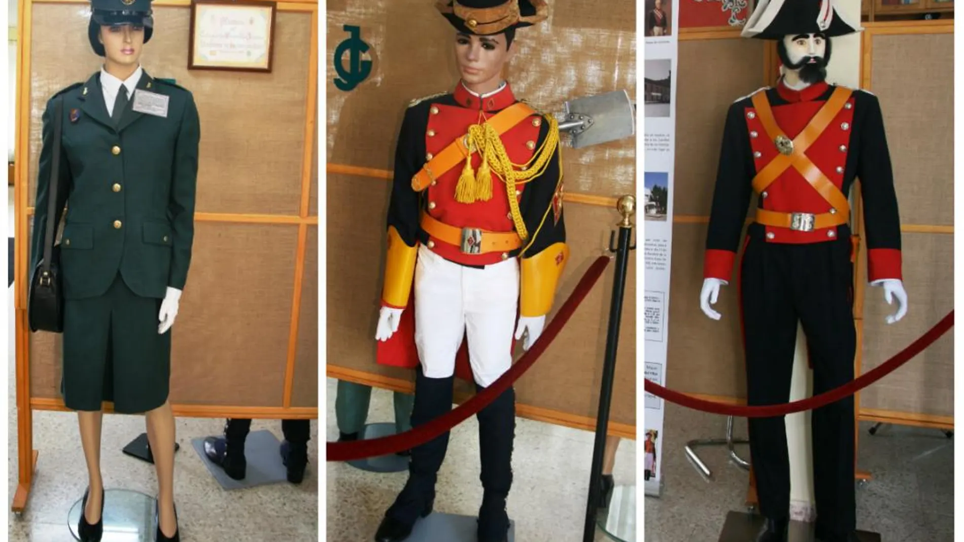 174 años en 45 uniformes de la Guardia Civil