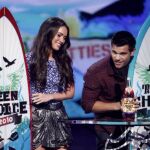 Megan Fox y Taylor Lautner en la entrega de los Teen Choice Awards 2010