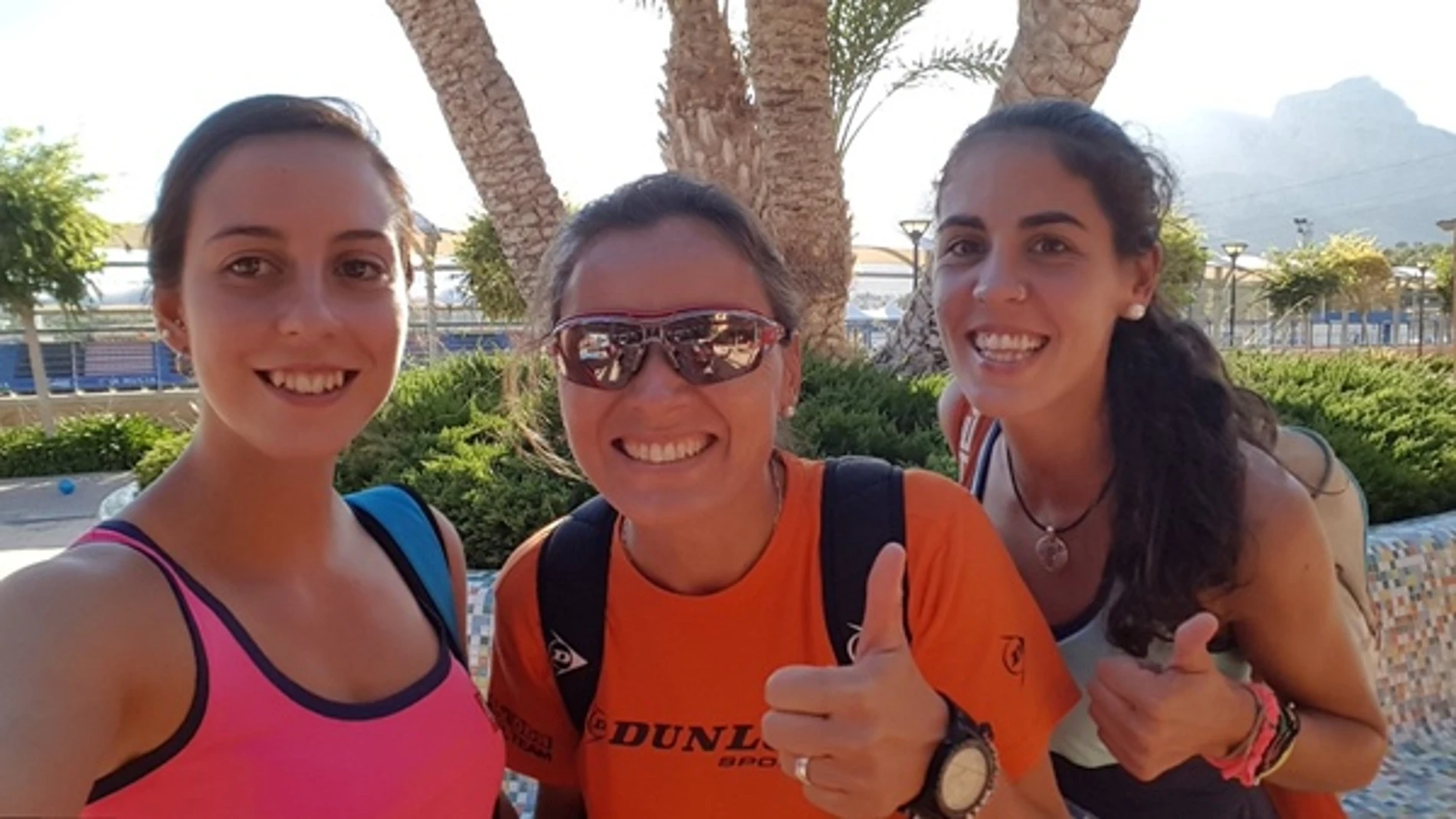 Marta Talaván junto a Ángela Caro