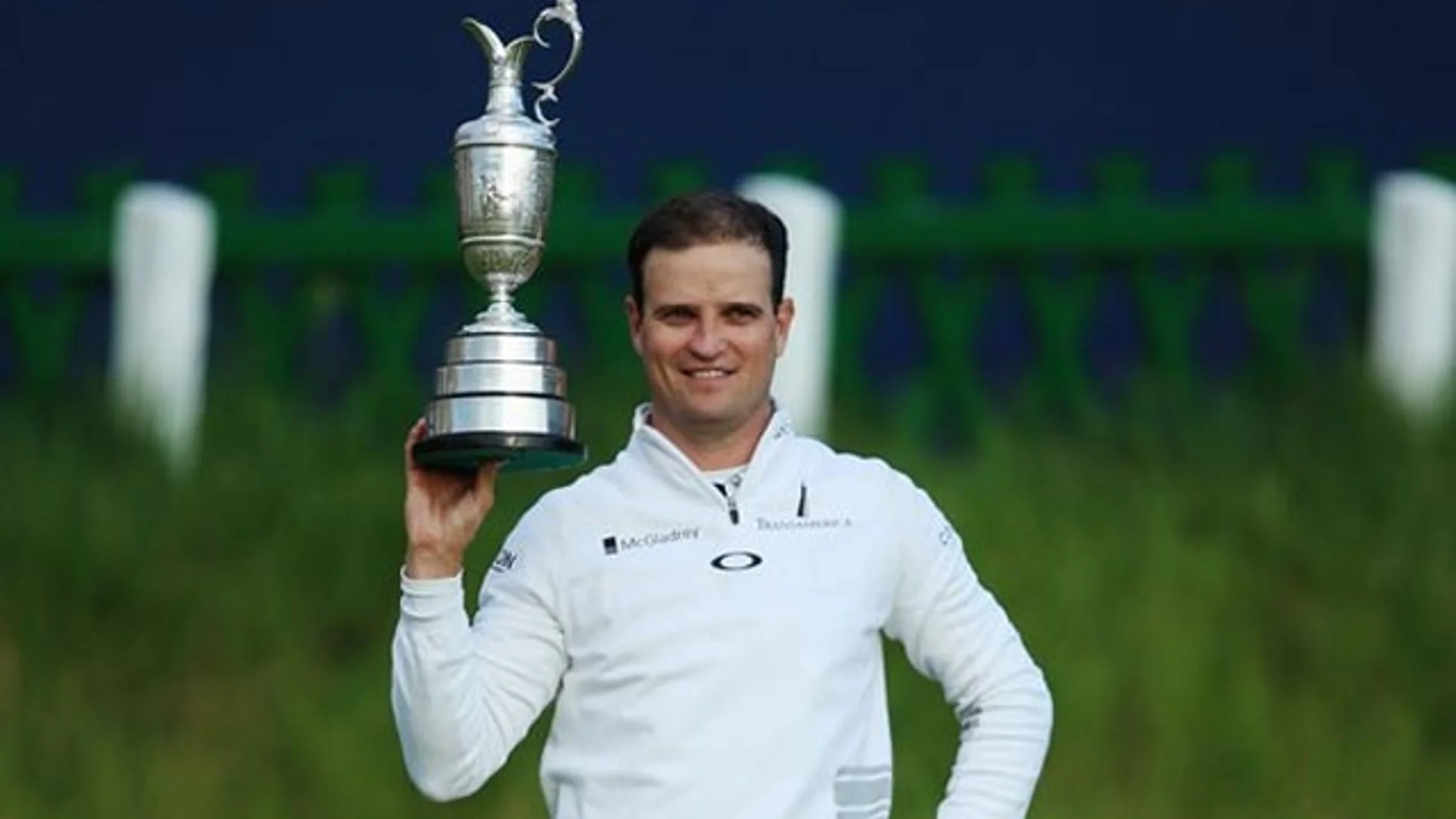 Zach Johnson, con la jarra de clarete