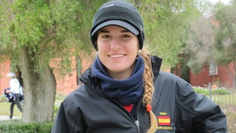 Luna Sobrón, en el British Open