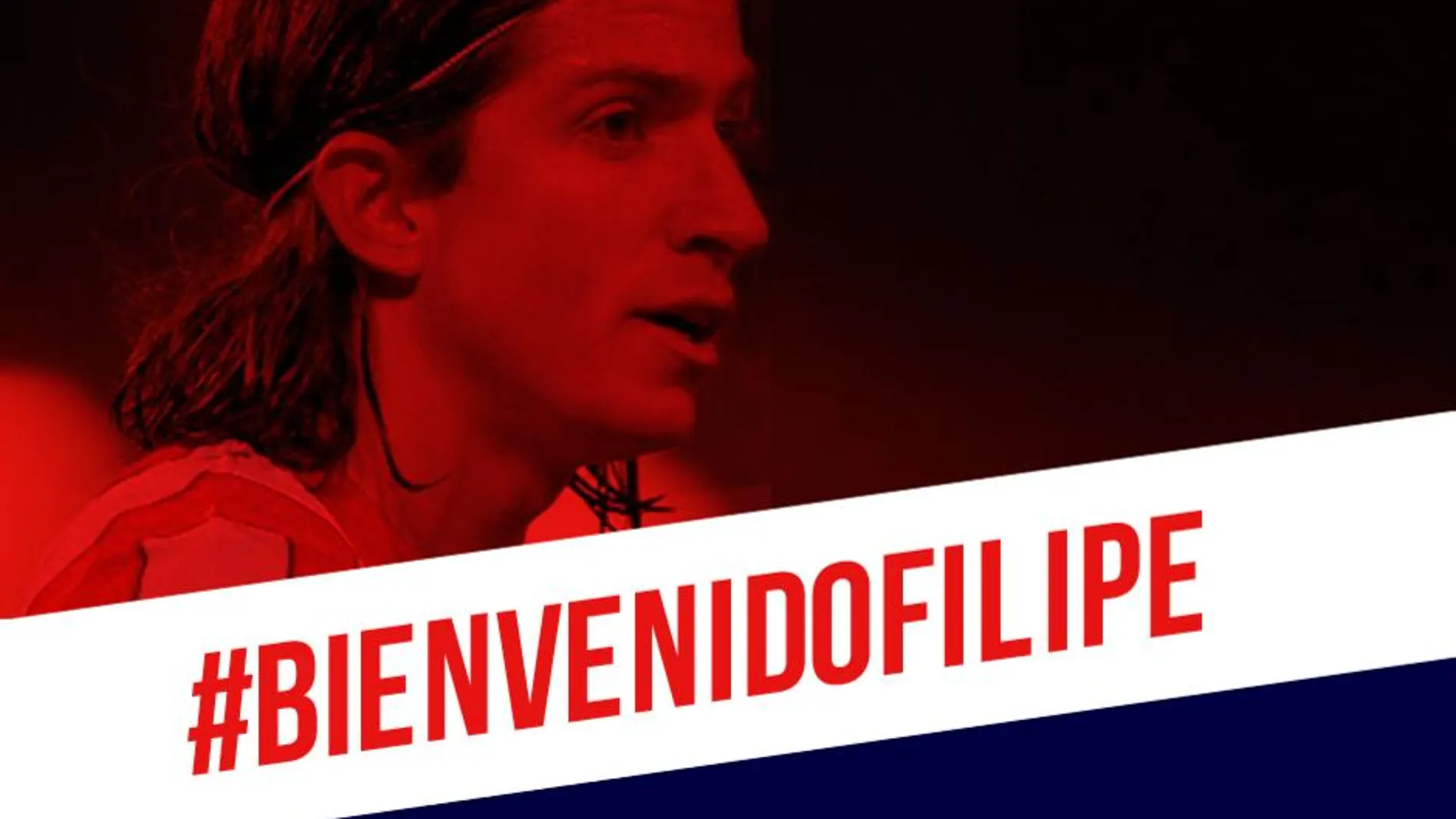 El Atlético da la bienvenida a Luis Filipe en su web