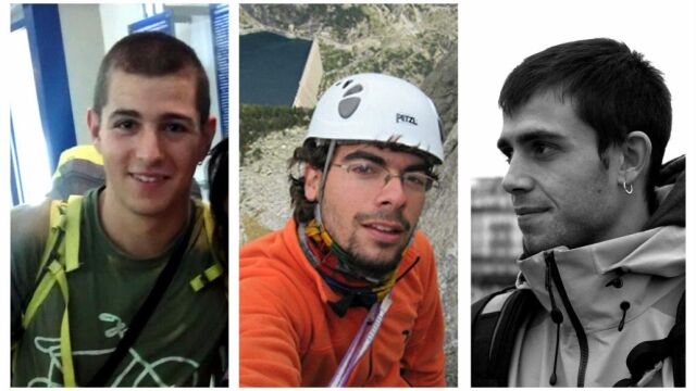 Fotografías facilitadas por la Federación de Entidades Excursionistas de Cataluña, de los alpinistas que han fallecido